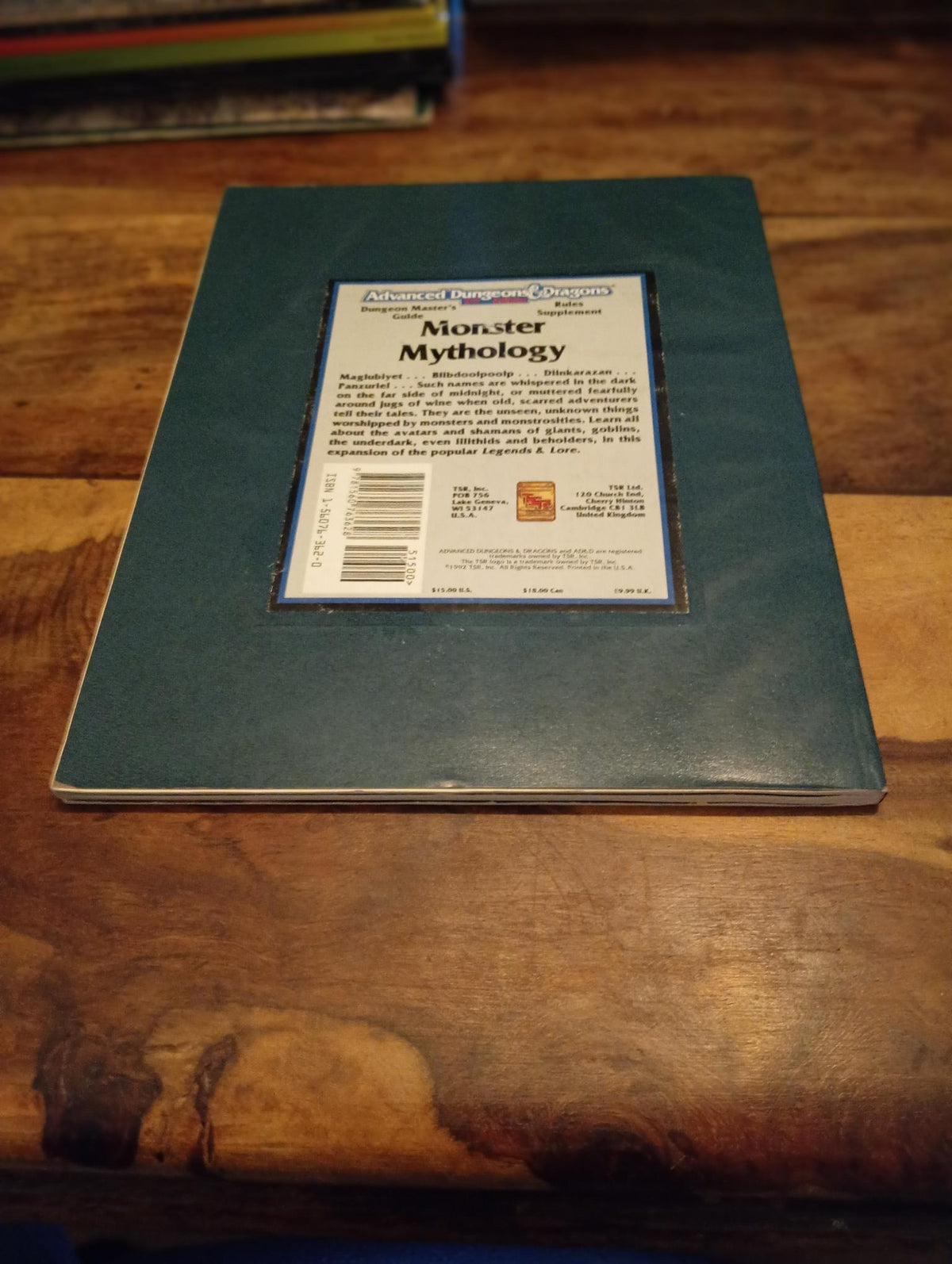 AD&D Monster Mythology TSR 2128 AD&D 1992