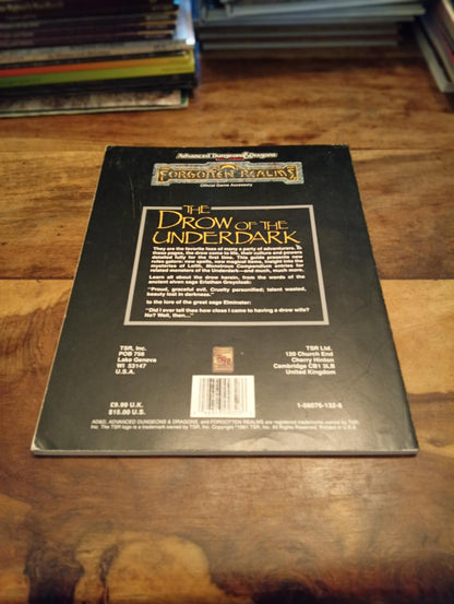 Forgotten Realms The Drow of the Underdark TSR 9326 AD&D 1991