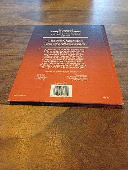 AD&D Manual of the Planes 1st Printing Hardcover TSR 2022 AD&D 1987 - AllRoleplaying.com