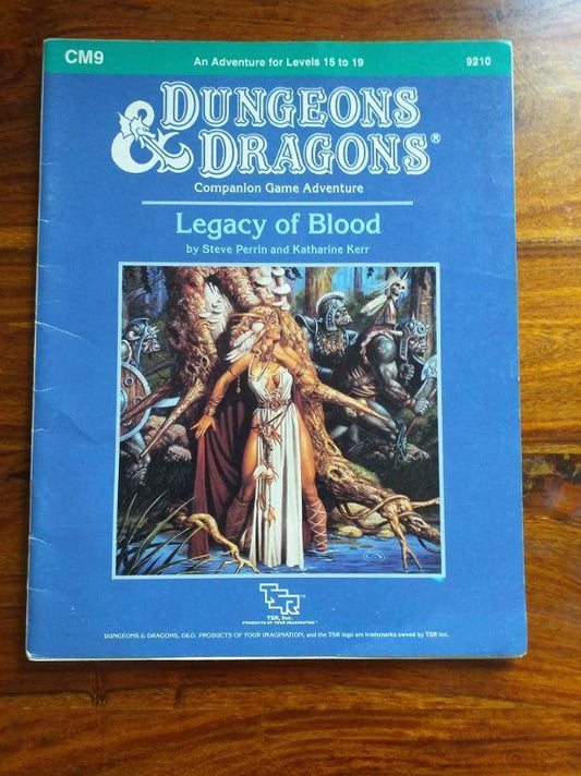 D&D LEGACY OF BLOOD 1st Edition Adventure Module - CM9 - books