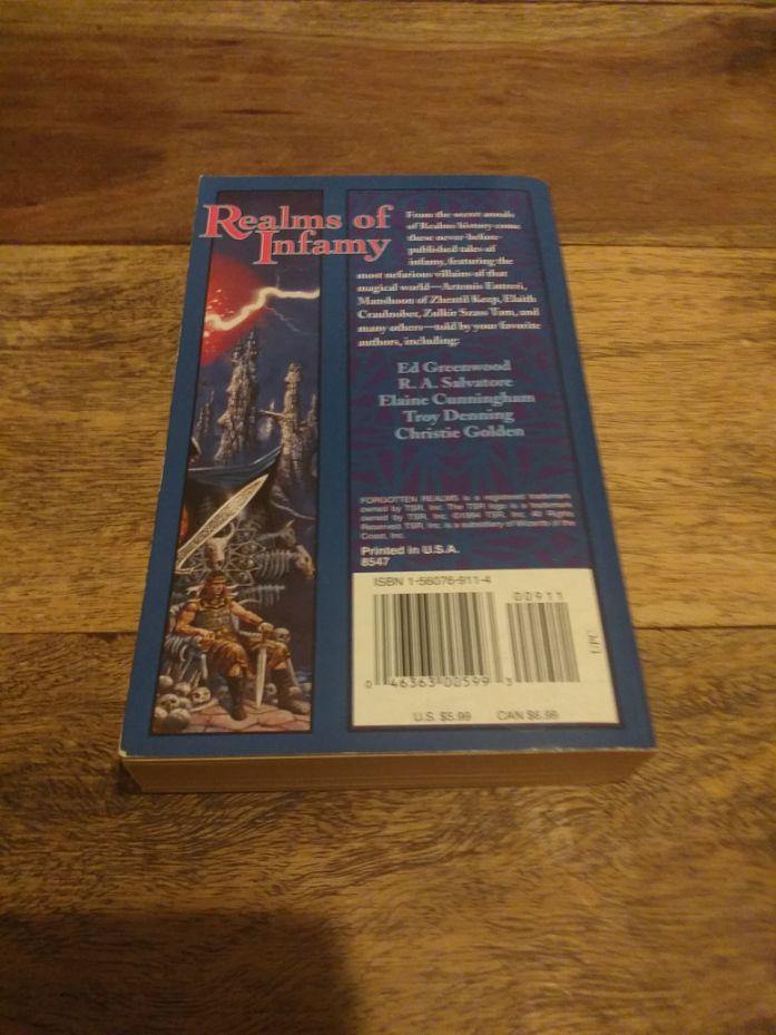 FORGOTTEN REALMS REALMS OF INFAMY FORGOTTEN REALMS ANTHOLOGY - books