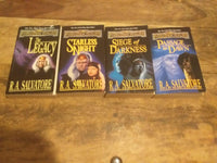 Forgotten Realms The Legacy of the Drow 1-4 By R. A. Salvatore - books