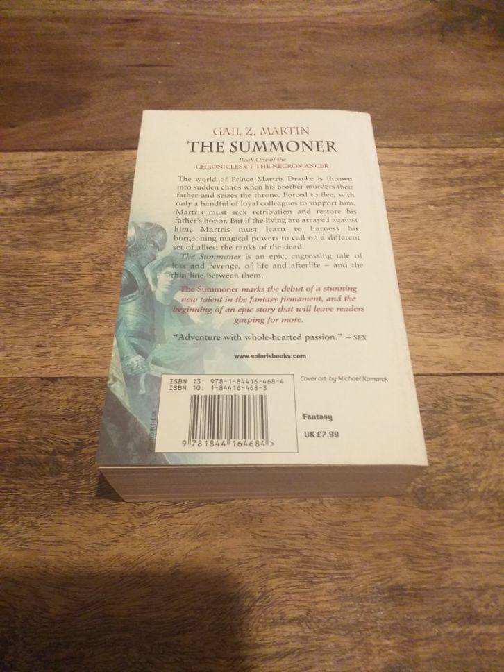 The Summoner Chronicles of the Necromancer Book 1 Gail Z. Martin - books