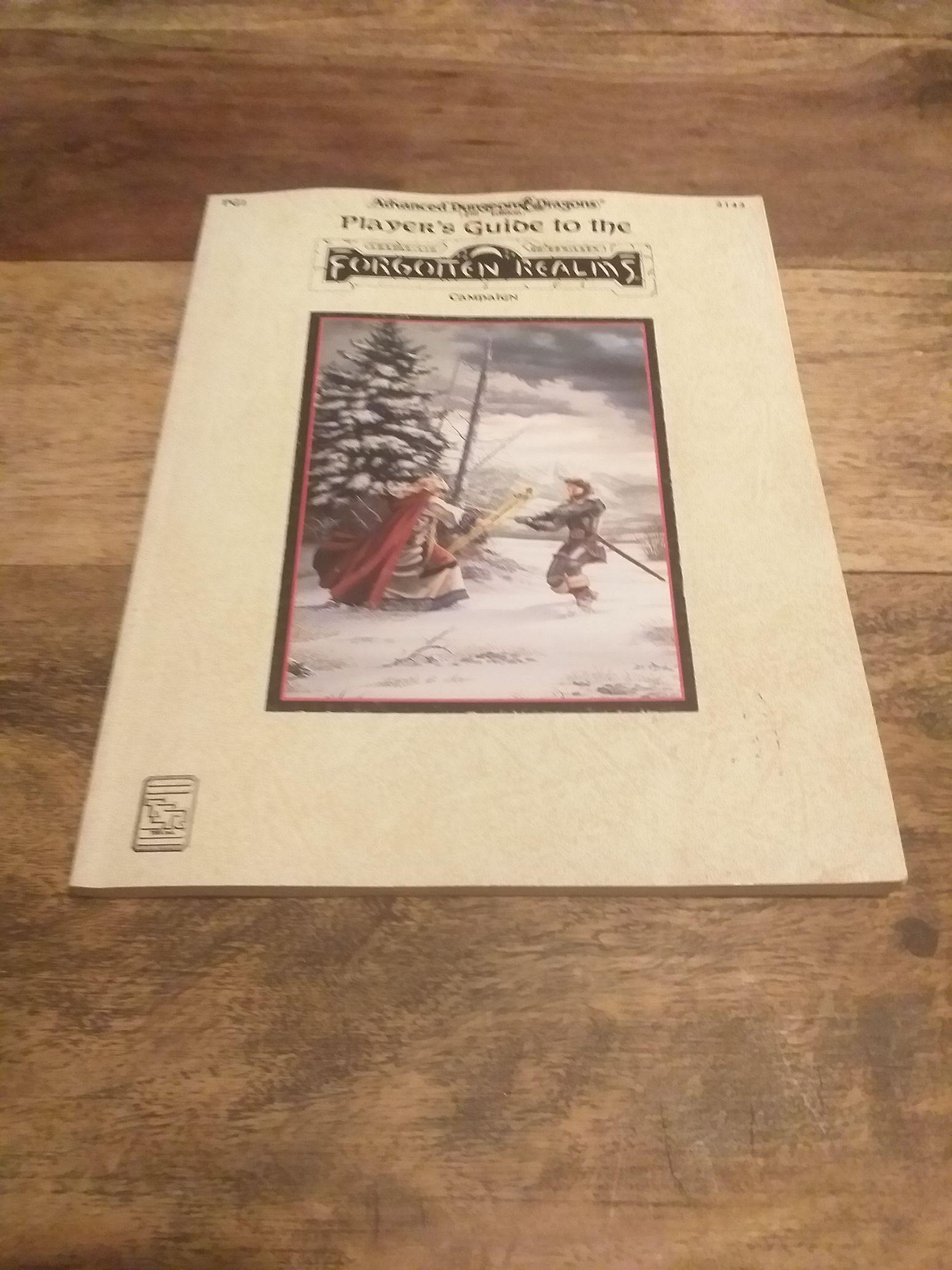 Player’s guide to the forgotten realms campaign Dungeons & Dragons AD&D TSR - books