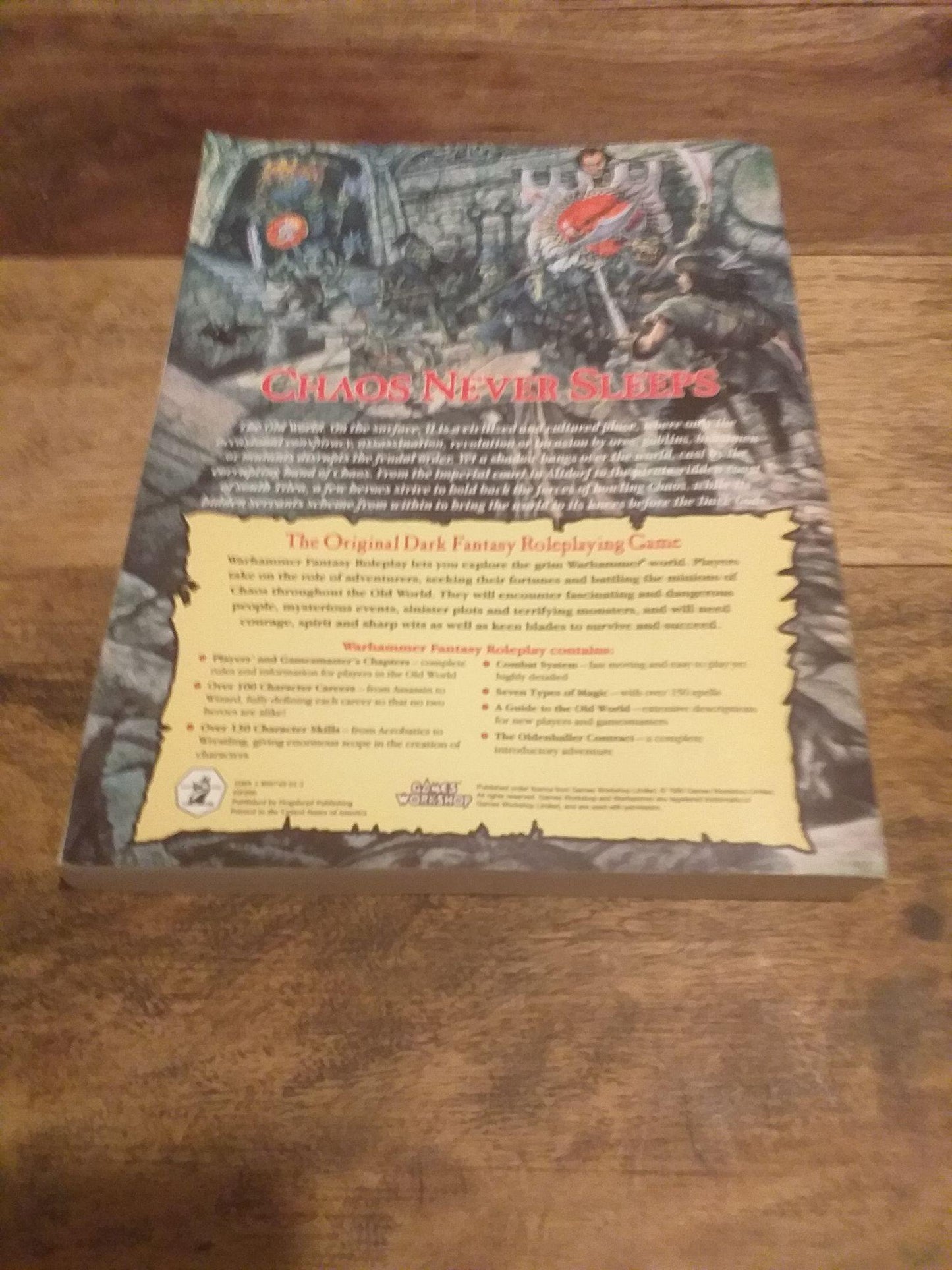 Warhammer Fantasy Roleplay Core Rulebook 1st ed. 1995 - books