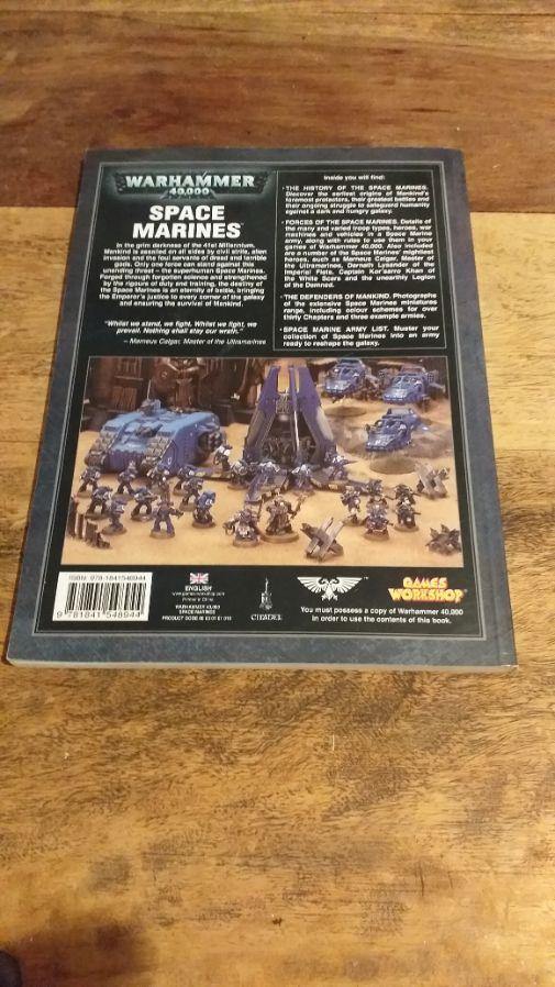 WARHAMMER 40000 CODEX SPACE MARINES 5th EDITION - books