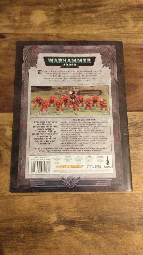 Warhammer 40k Marines: Blood Angels Codex 3rd ed - books