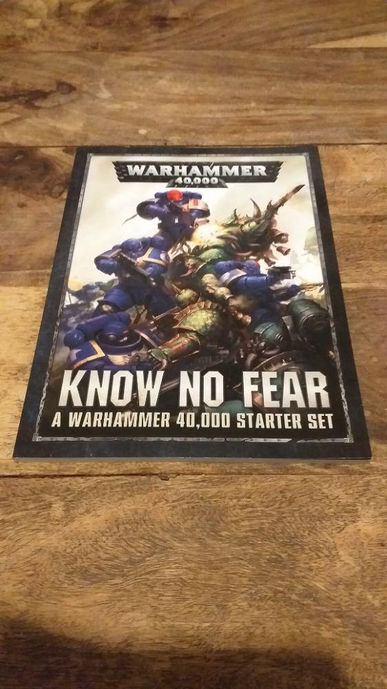 Warhammer 40k Know No Fear - Rule book Games Workshop - books