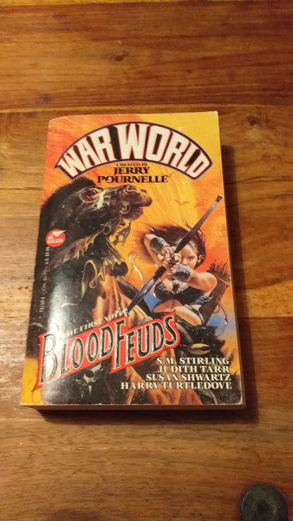 Blood Feuds War World By Jerry Pournelle First Printing 1993