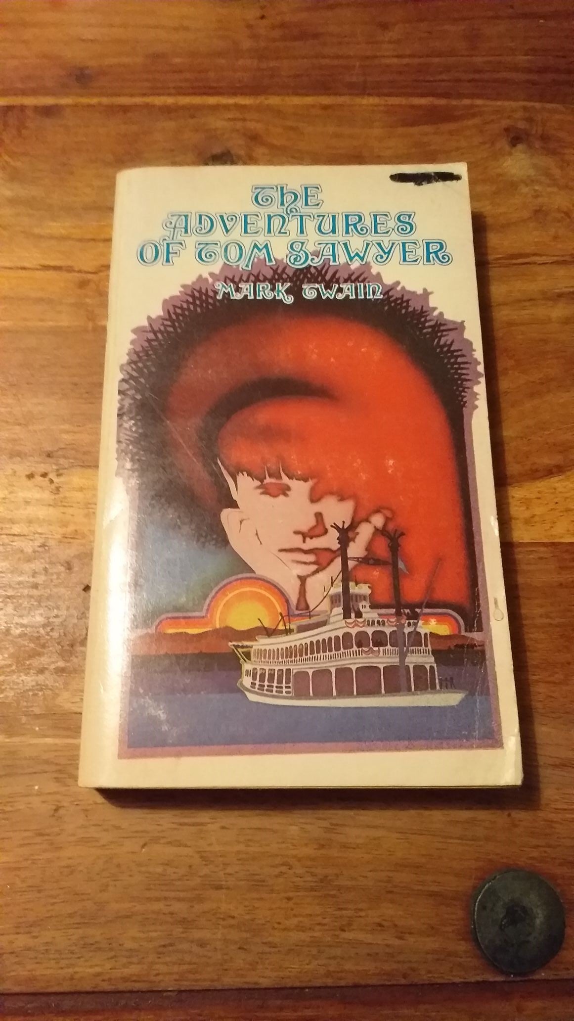 The Adventures of Tom Sawyer Mark Twain Scholastic Book Service Vintage Kids Book