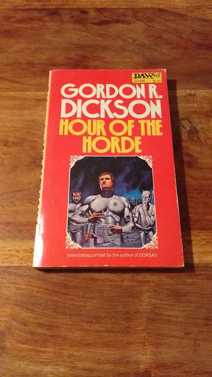 Hour of the Horde Gordon R Dickson Yellow Spine Vintage 1978 1st Printing