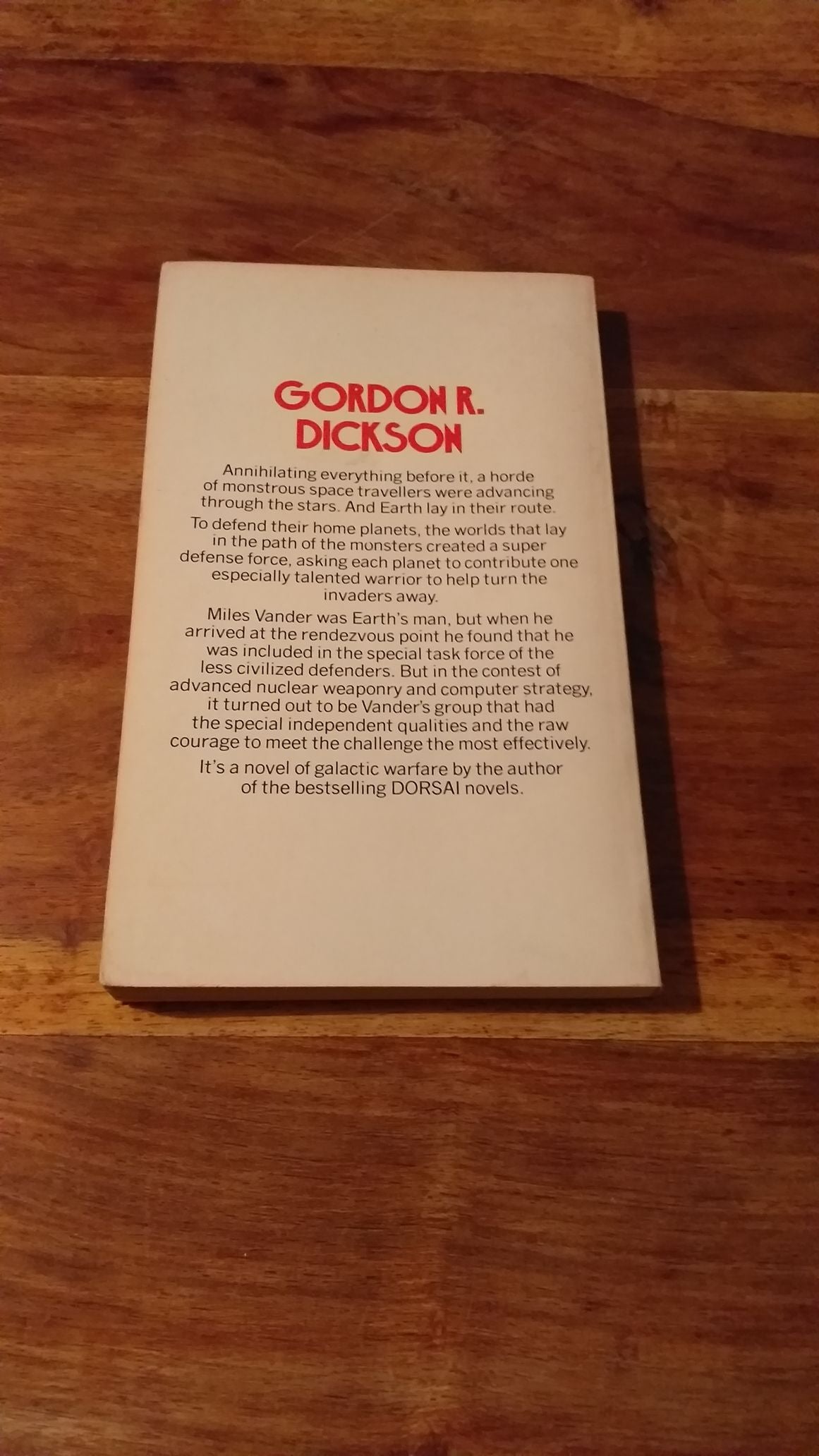 Hour of the Horde Gordon R Dickson Yellow Spine Vintage 1978 1st Printing