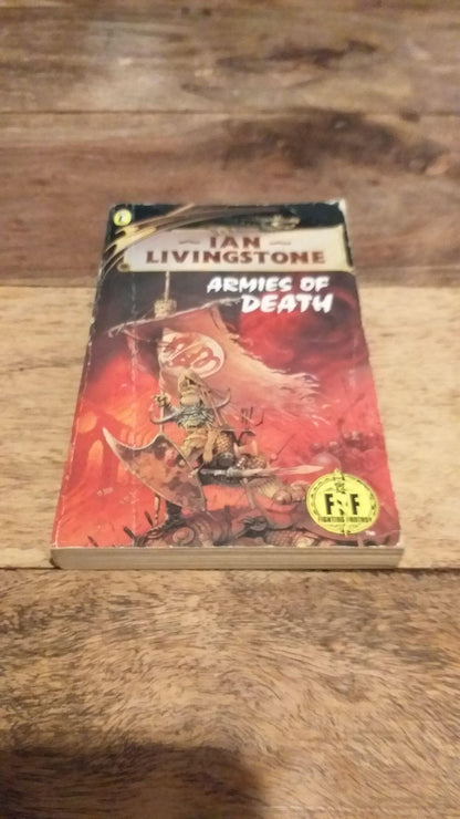 Armies Of Death 1ed 1988 Fighting Fantasy #36 Ian Livingstone - Steve Jackson - books