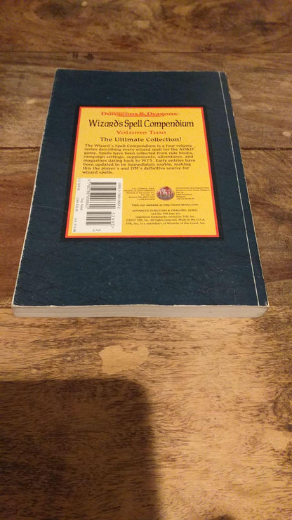 Wizard’s Spell Compendium volume two TSR AD&D - books