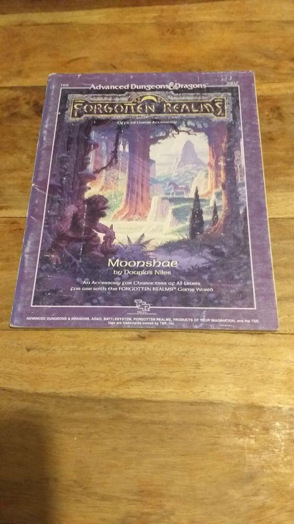 Moonshae Forgotten Realms AD&D 1st Edition TSR 1987 - AllRoleplaying.com