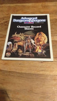 CHARACTER RECORD SHEETS 1989 AD&D 2nd Edition - AllRoleplaying.com
