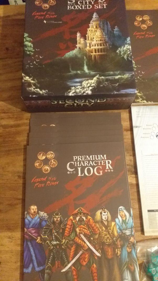 LEGEND OF THE 5 RINGS SECOND CITY BOXED SET 4E NEAR MINT COMPLETE - AllRoleplaying.com