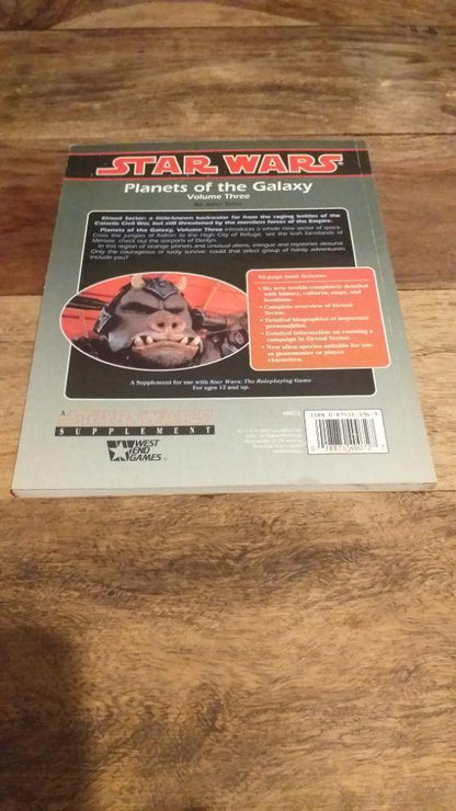 Star Wars Planets of the Galaxy Volume 3 West End Games - AllRoleplaying.com