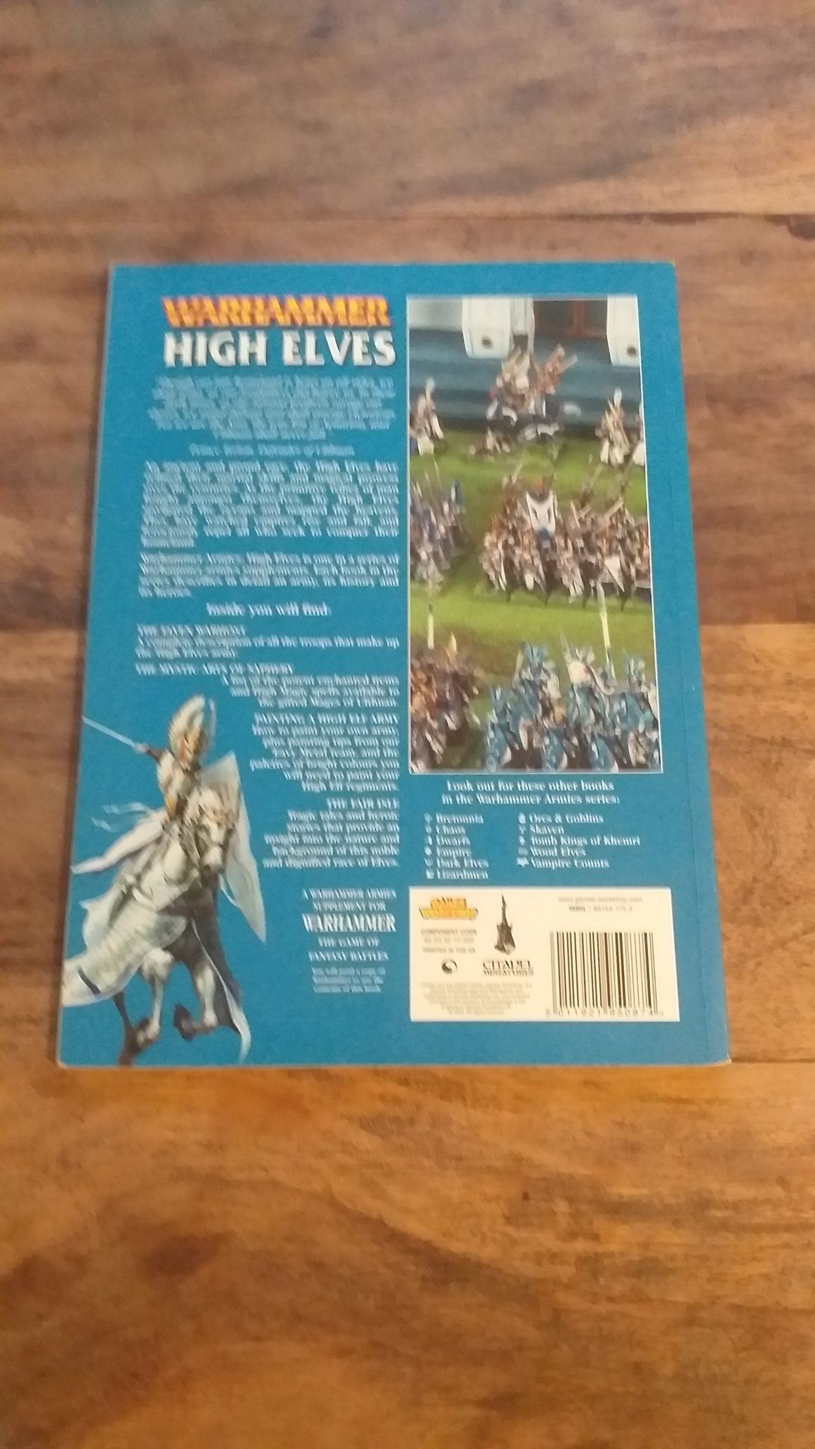 Warhammer High Elves 6th Edition Army Book Codex Games Workshop - AllRoleplaying.com