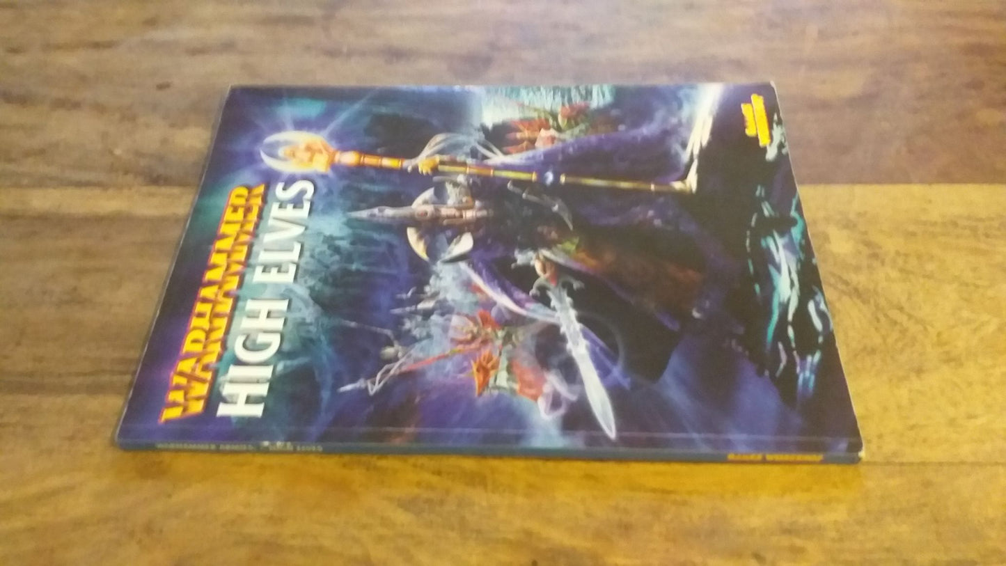 Warhammer High Elves 6th Edition Army Book Codex Games Workshop - AllRoleplaying.com