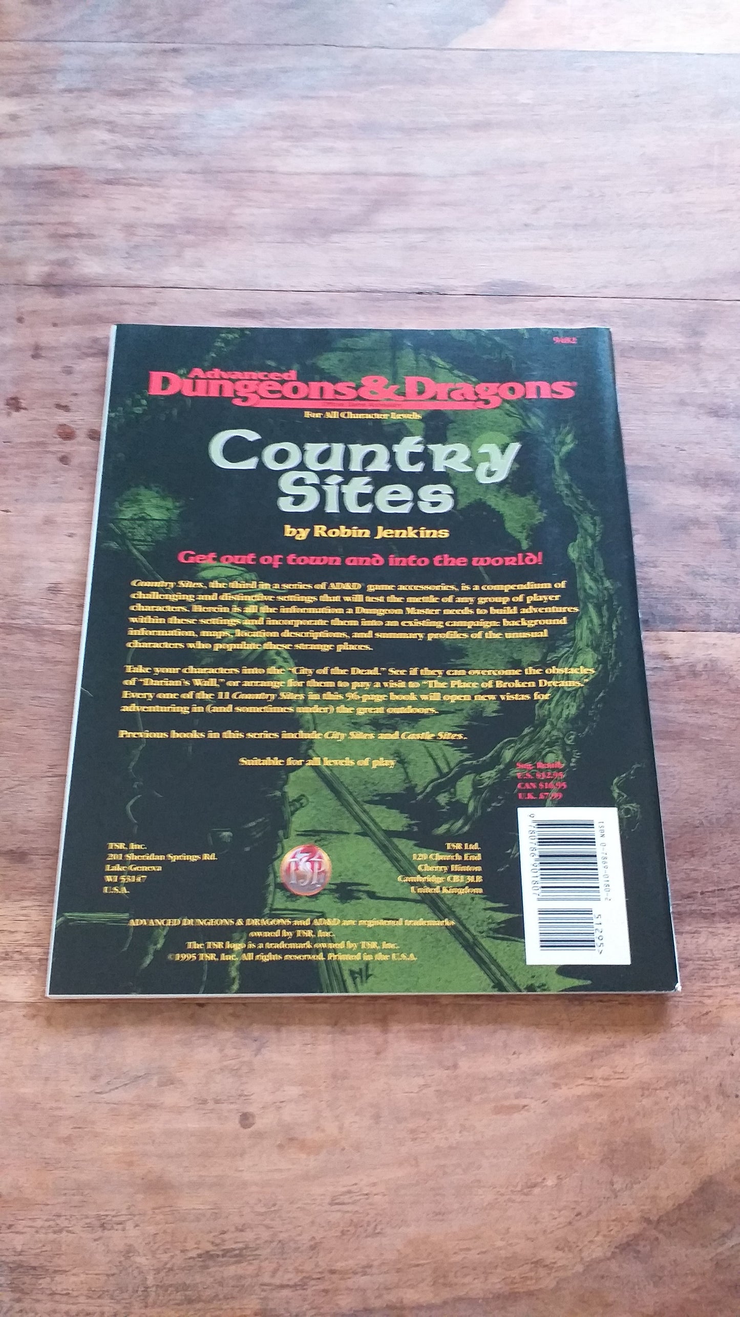 AD&D Country Sites TSR AD&D 2nd Ed