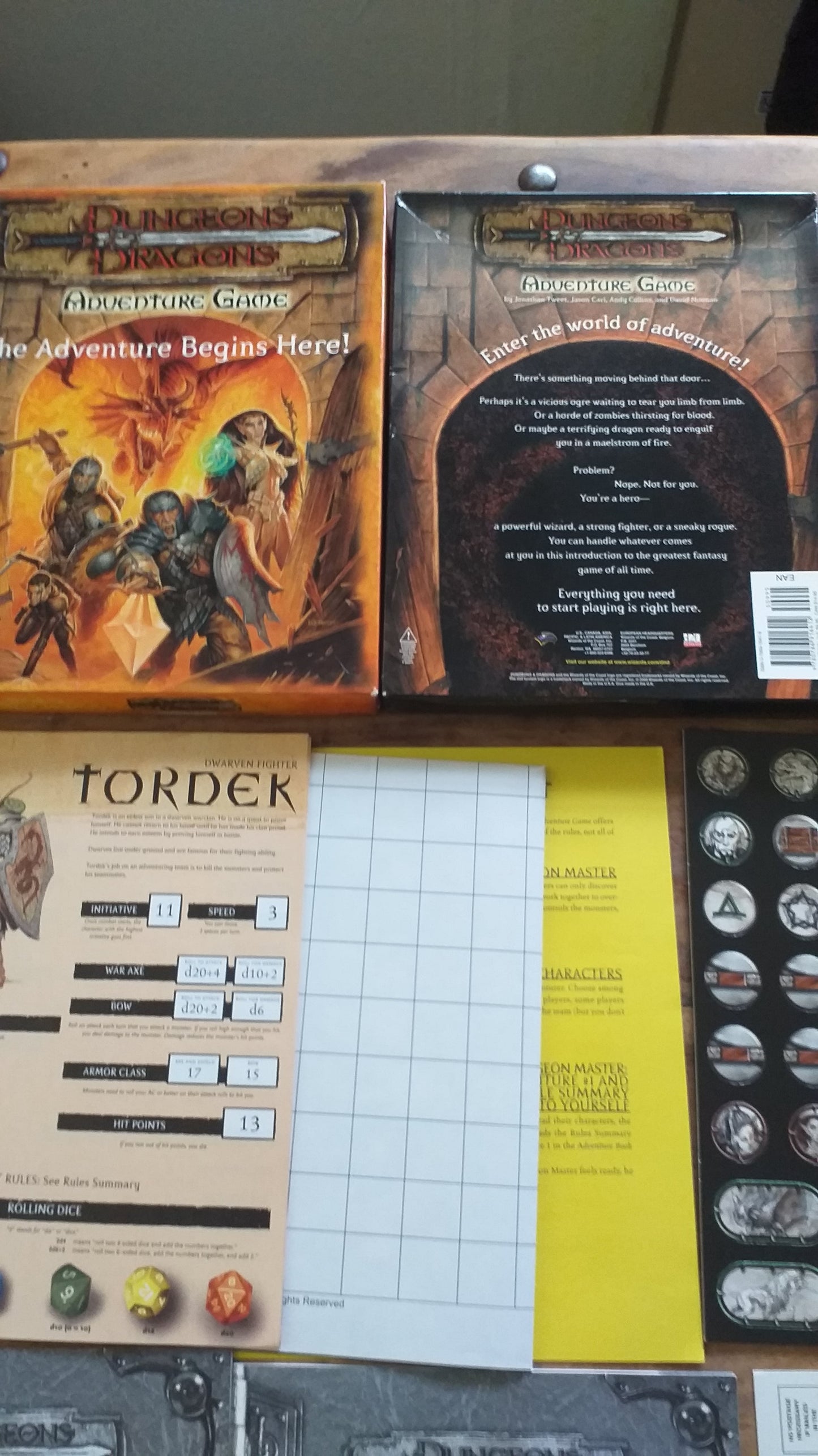 Dungeons & Dragons Adventure Game The Adventure Begins Here! 2000