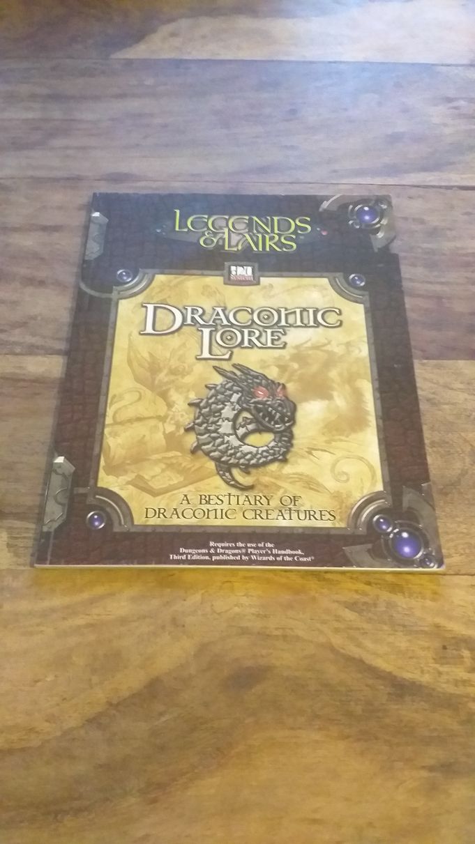 DRACONIC LORE LEGENDS & LAIRS By Fantasy Flight Games