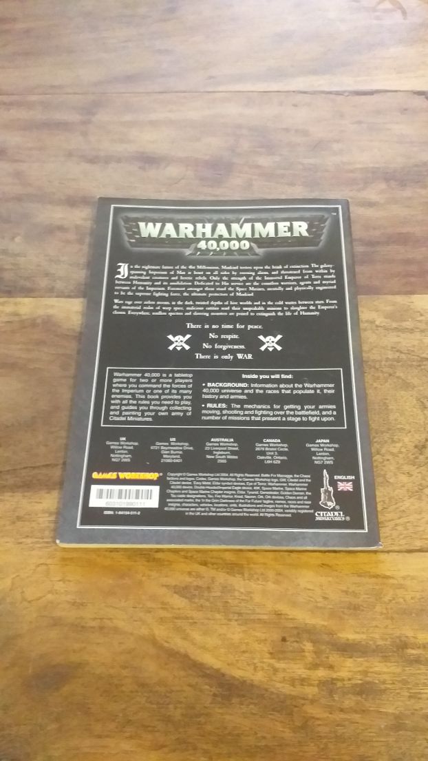 Warhammer 40K RULES BOOK Games Workshop Mini 2004
