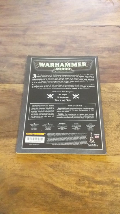 Warhammer 40K RULES BOOK Games Workshop Mini 2004