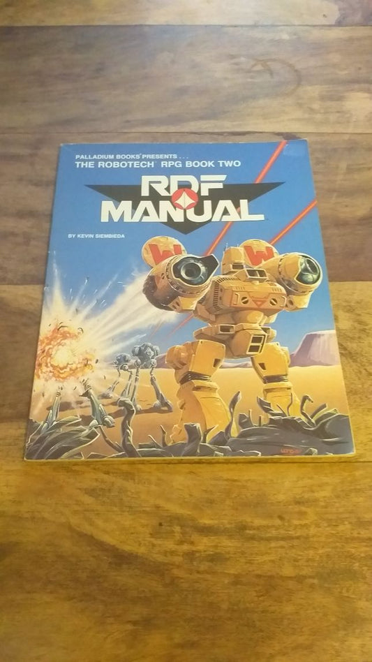 Robotech RDF Manual RPG Book Two Palladium Books Kevin Siembieda