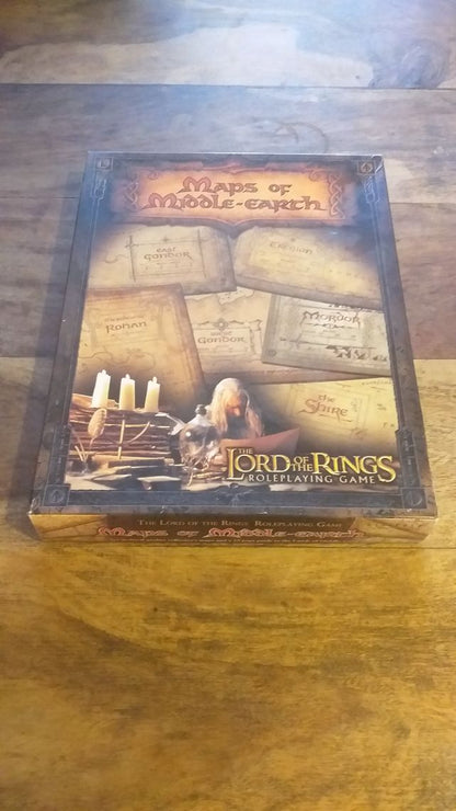 Maps Of Middle Earth Lord Of The Rings Roleplaying Game boxed map set Decipher Inc.