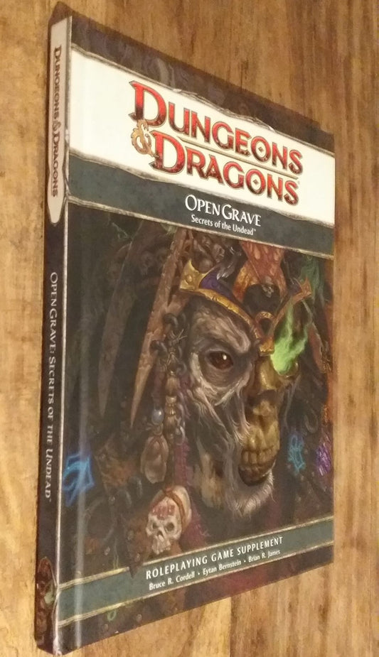 OPEN GRAVE SECRETS OF THE UNDEAD DUNGEONS & DRAGONS 4th Edition 2009