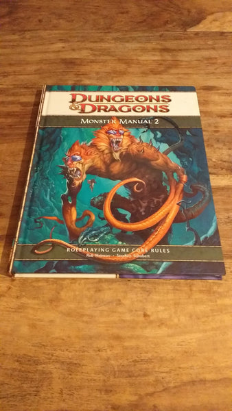 Monster Manual 2 Dungeons & Dragons 4th Edition Hardback Wizards