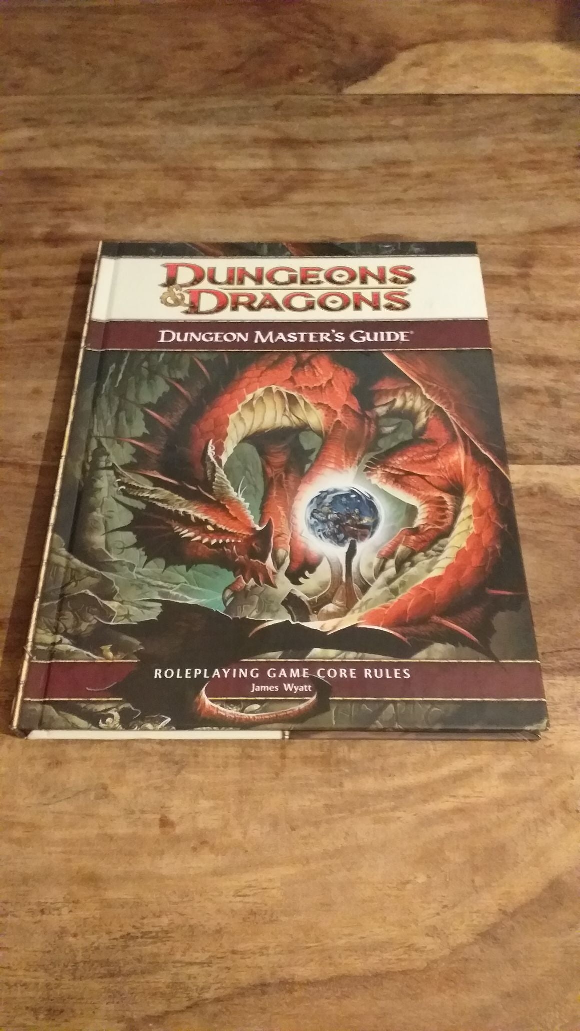 Dungeon Master's Guide Dungeons Dragons 4th Edition Wizards of the Coast Hardcover