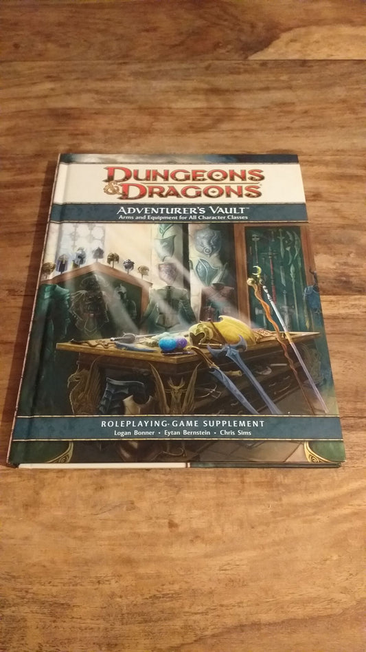 Adventurer's Vault Dungeons & Dragons 4th Edition D&D Hardcover Wizards of the Coast