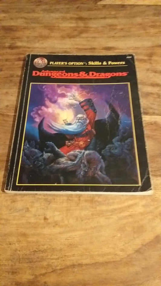 Player's Option Skills & Powers Softcover AD&D TSR