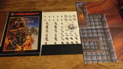 The Gates of Firestorm Peak Advanced Dungeons & Dragons AD&D 2nd Edition TSR 1996