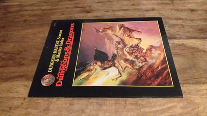 Dungeon Master Screen & Master INDEX TSR AD&D Advanced Dungeons & Dragons
