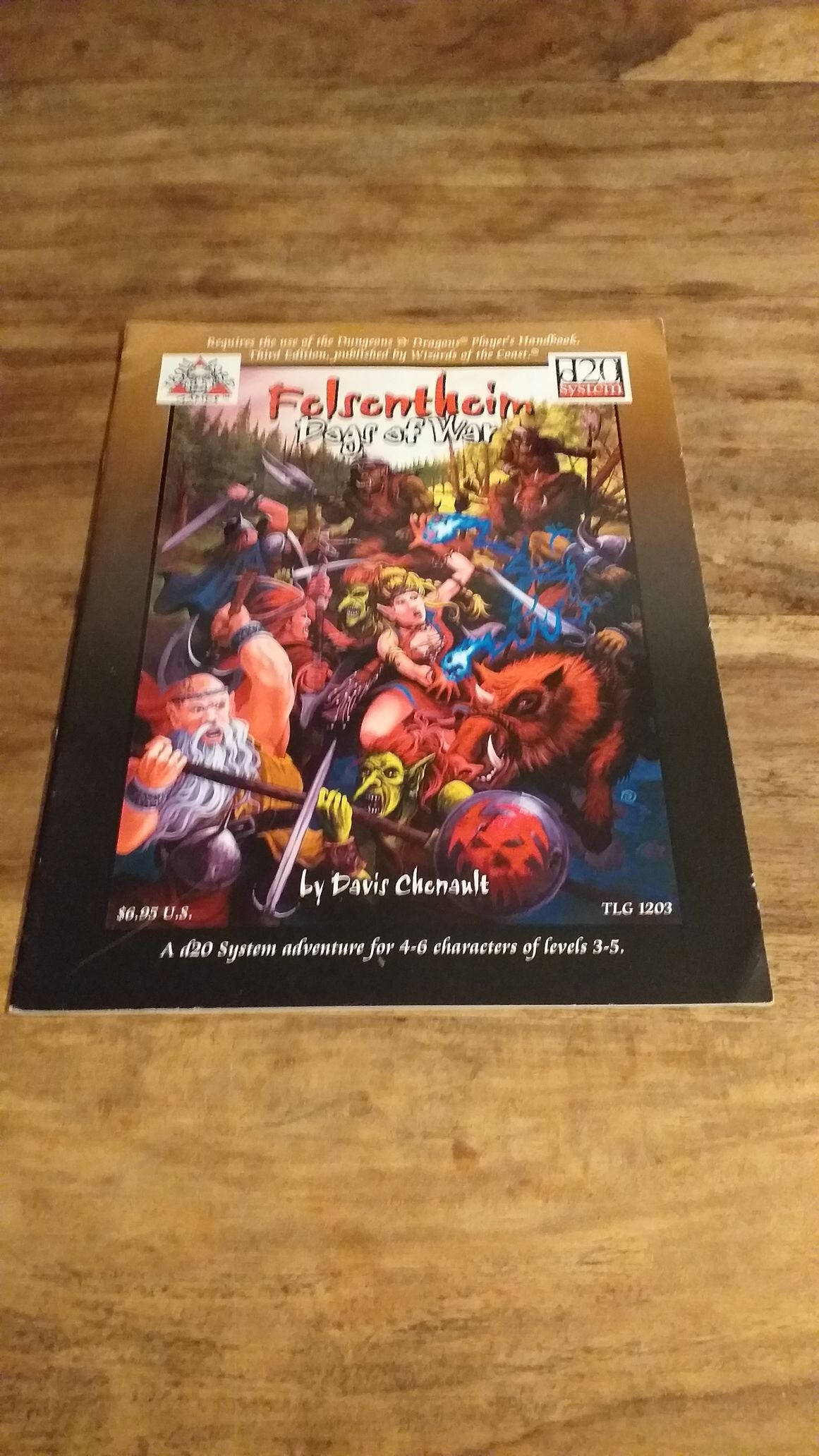 Felsentheim Dogs of War TROLL LORD ADVENTURE D20