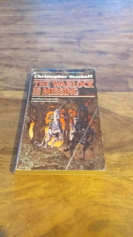 The Warlock Is Missing Warlock #6 by Christopher Stasheff 1986
