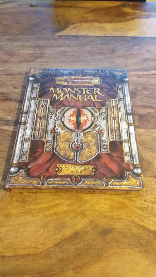 Monster Manual Dungeons and Dragons 3.5 D&D 2003