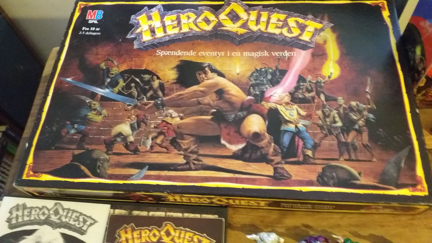 Hero Quest Games Workshop Board Game 1989 Complete