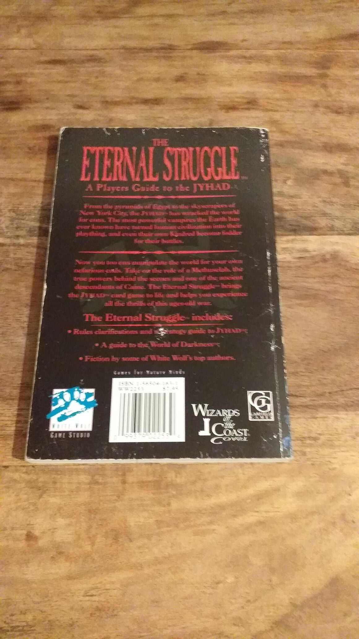 The Eternal Struggle A Strategy Guide to the Jyhad Richard Garfield White Wolf wizards of the coast