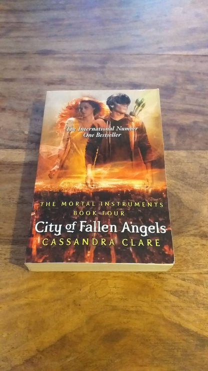 The Mortal Instruments Books #1-4 City of Bones-Ashes-Glass-Fallen Angels Cassandra Clare