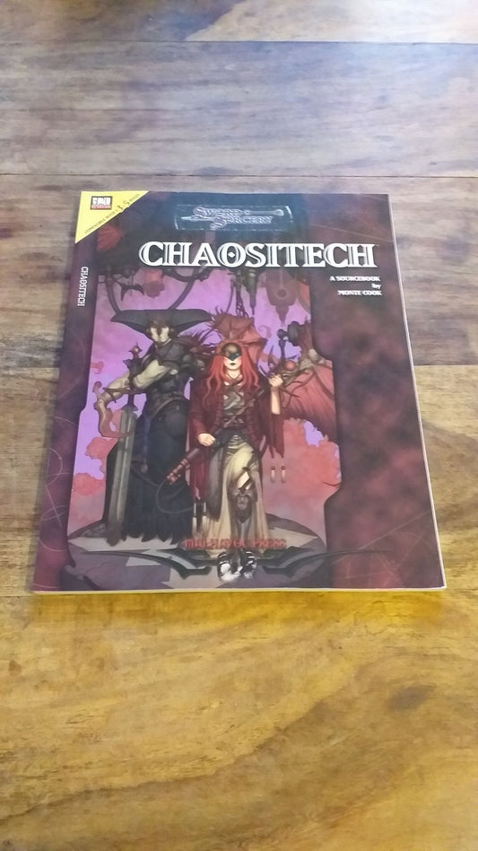 Sword & Sorcery Chaositech D20 System Sourcebook Dungeons & Dragons D&D 3.5