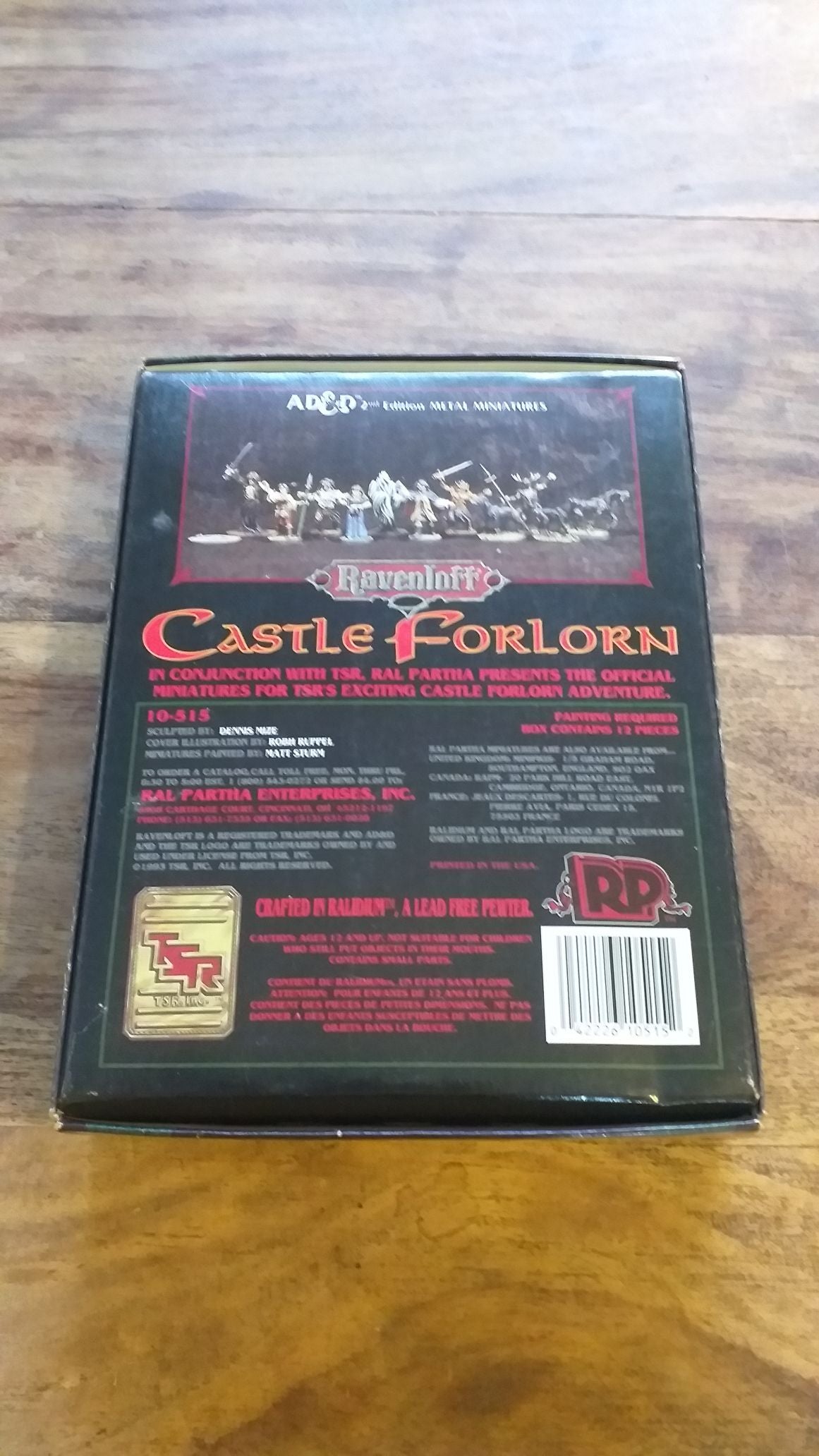 Castles Forlorn Boxed Set, shops Ravenloft, Dungeons and Dragons, D&D, Complete