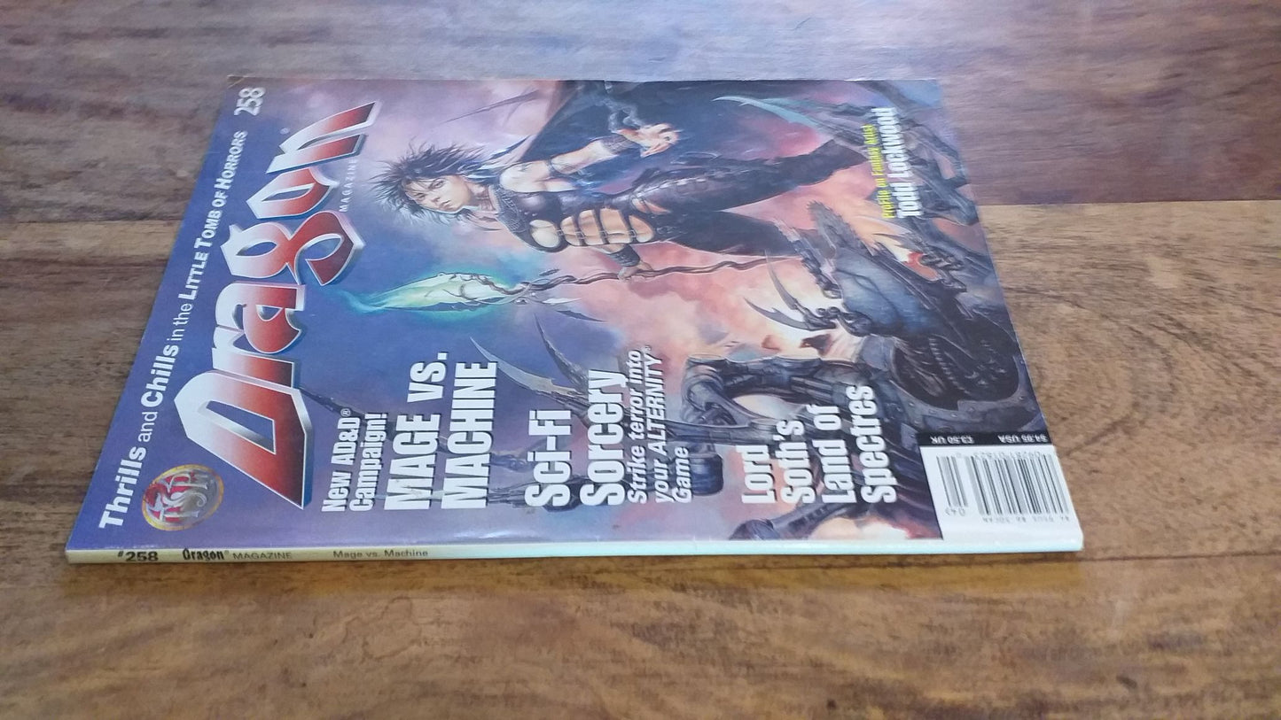Dragon Magazine April 1999 #258 AD&D Campaign Mage vs Machine