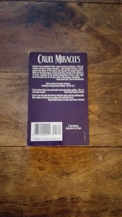 Cruel Miracles by Card Orson Scott - books
