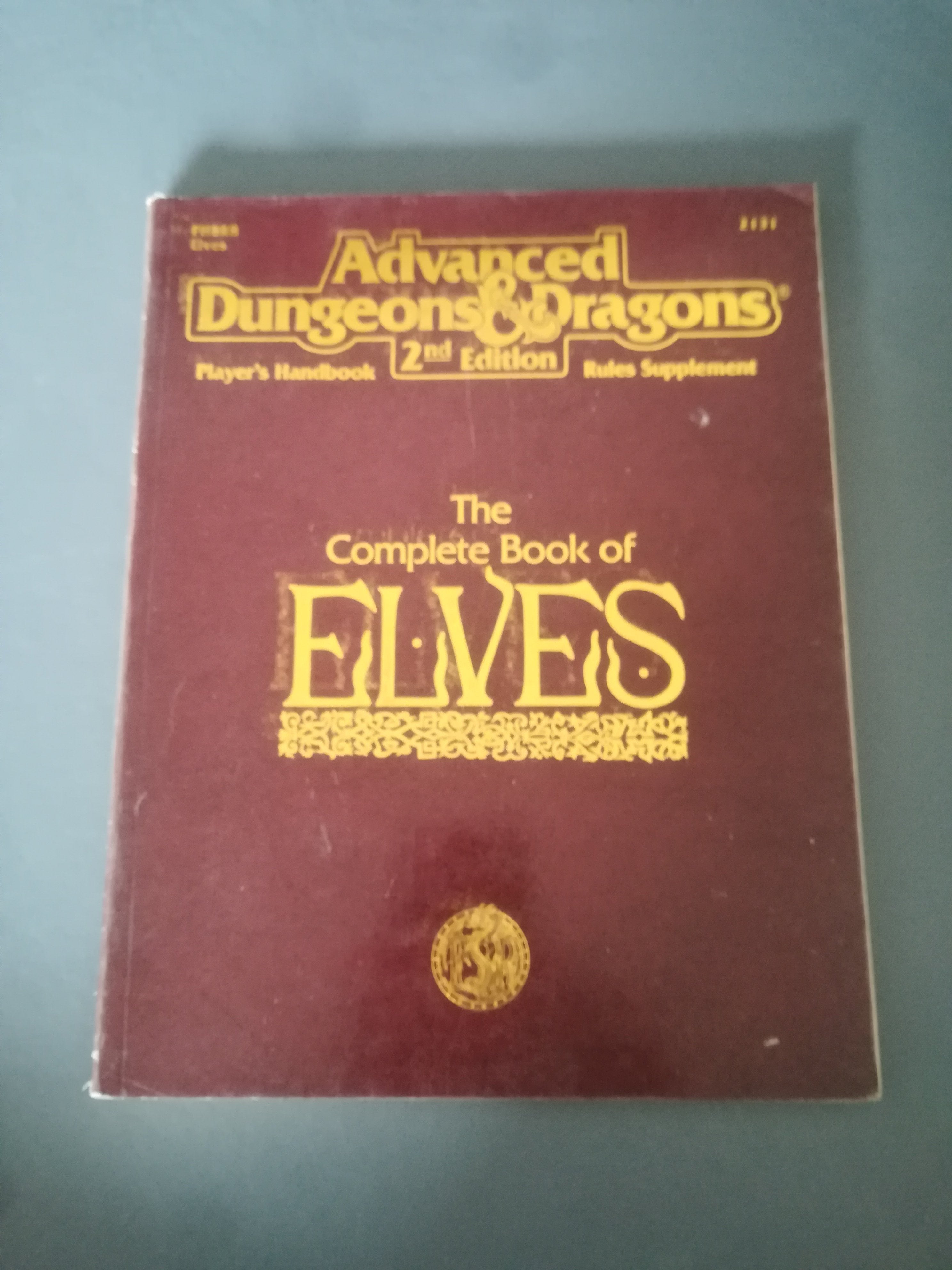 Good Advanced Dungeons and Dragons 2nd Complete Book Of Elves!