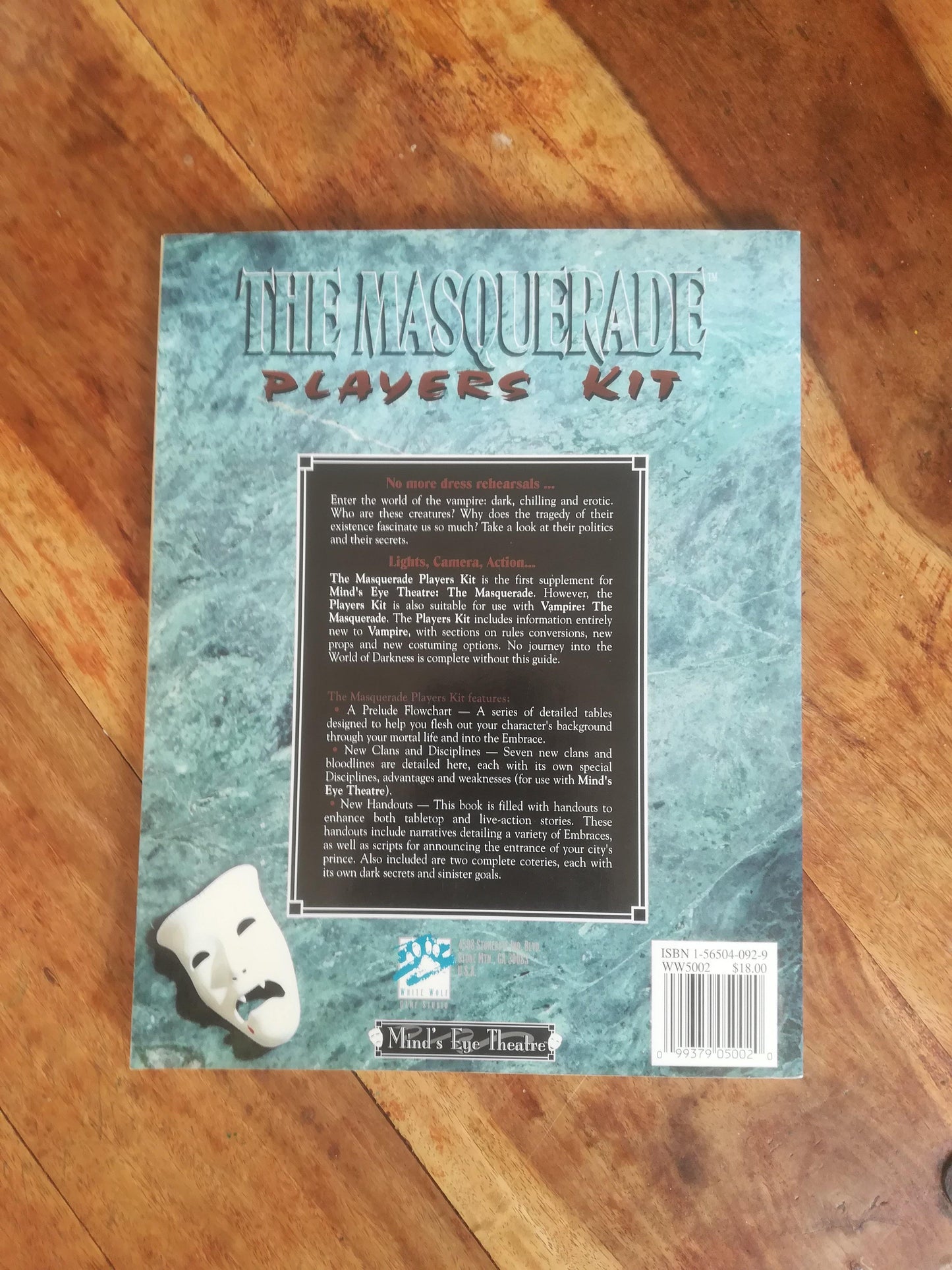 The Masquerade Player's Kit, White Wolf - AllRoleplaying.com